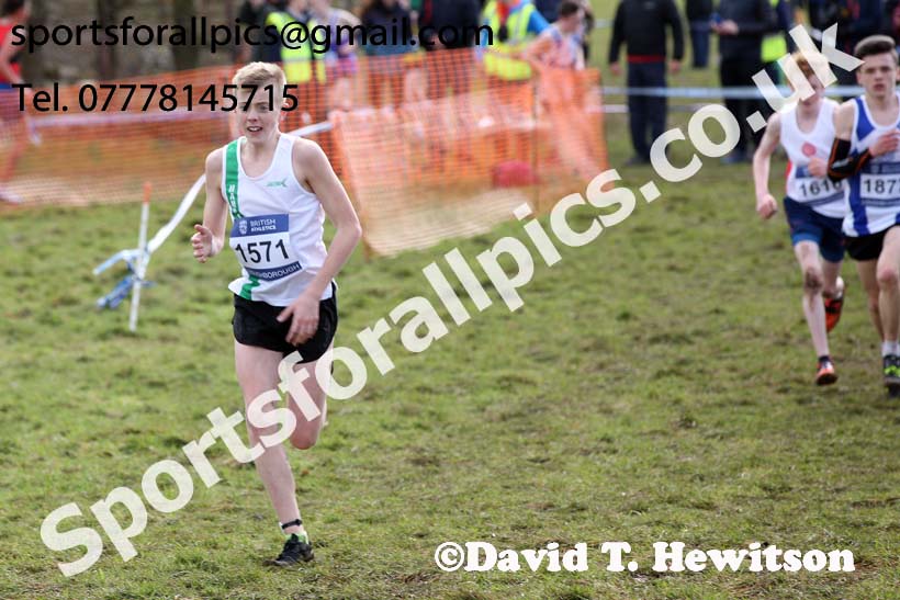Boys under-15s 2019 British Athletics Inter Counties Cross Country, Prestwood Hall, Loughborough. Photo:  David T. Hewitson/Sports for All Pics